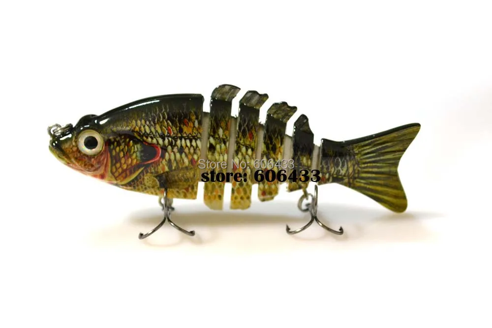 

Deep Sea Multi section Lure Fishing Fish Swing Lures 6 Segment Swimbait Crankbait 10cm/20g 8036-FL62S01 Free shipping