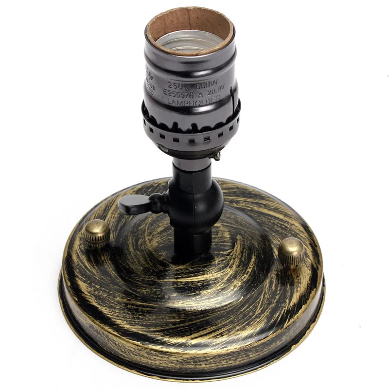 Электрическая лампочка эдисона Винтаж Ретро потолочный светильник держатель