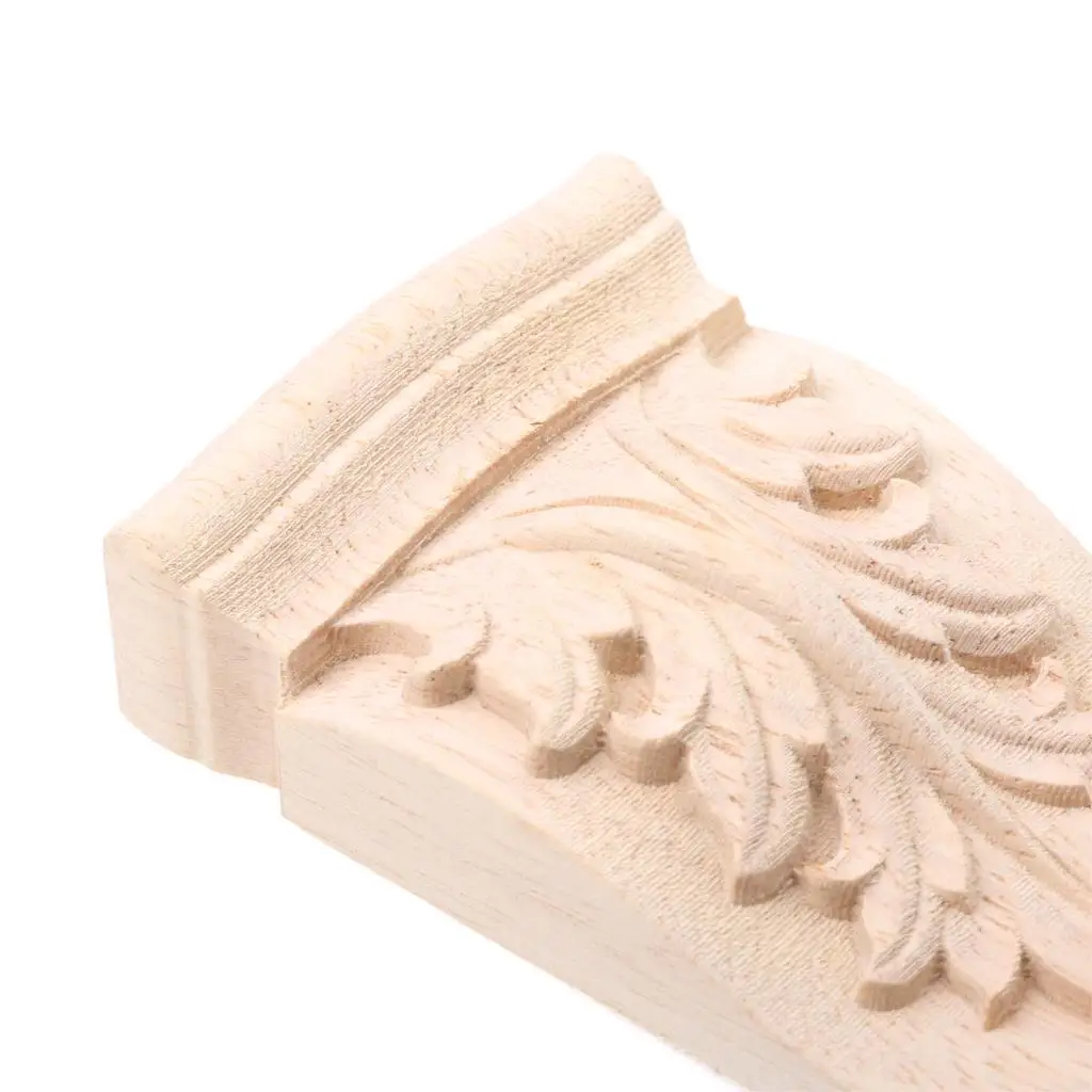 1 шт. резьба по дереву Corbels наклейка колонна деревянная мебель декоративные молдинги наклейка двери шкафа деревянная фигурка ремесла домашний декор