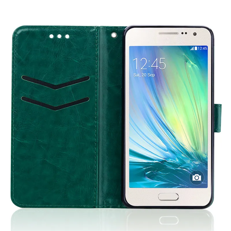Кожаный чехол бумажник для Samsung A5 2016 A510F роскошный книжка телефона Galaxy