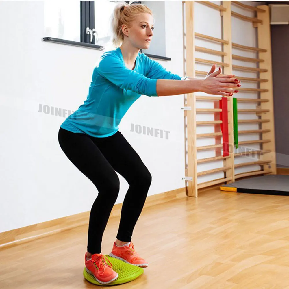 34 см ПВХ Баланс йога шары массажная подушка колесо удержание равновесия диск