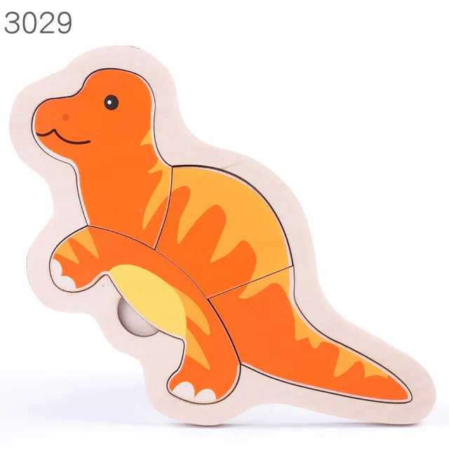 3029 Деревянные детские игрушки 3D пазлы головоломки доска Красочные животные транспортные средства Fruts мультфильм формы головоломки игрушки для детей маленьких мальчиков и девочек - Цвет: 3029