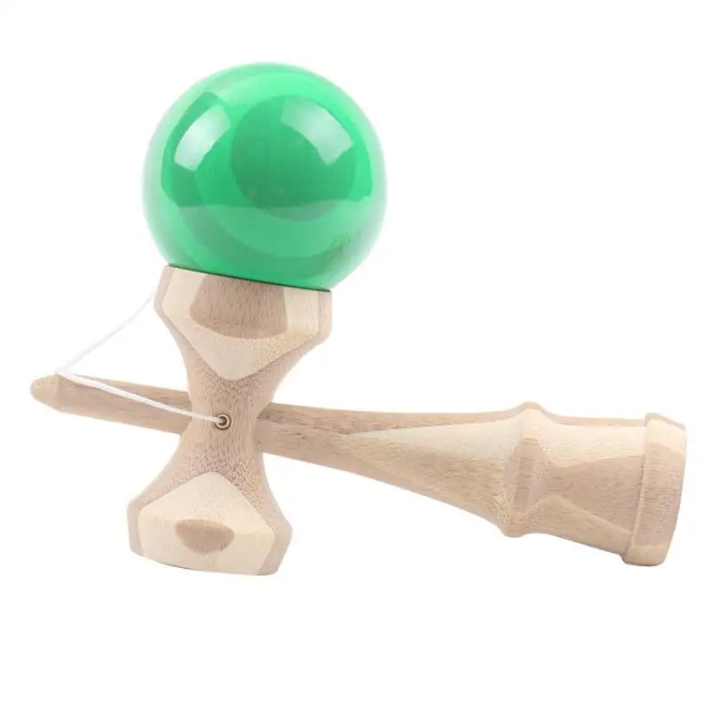 1 шт. 18 5 см профессиональная бамбуковая кендама мячи умелые Jumbo Kendama на открытом