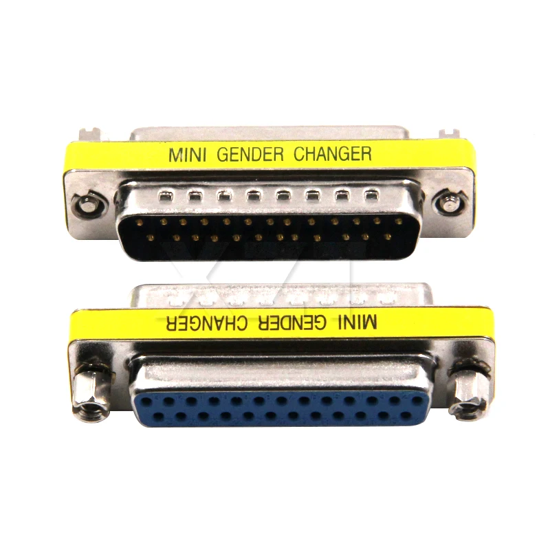 Высокое качество 1 шт. DB25 Мужской/DB25 Женский мини-конвертер адаптер | Компьютеры и