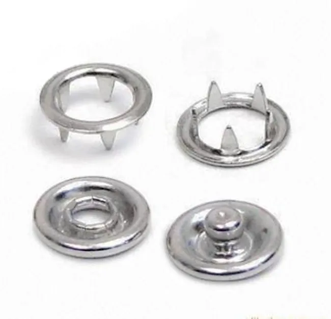 100 комплектов 9 5 мм Кнопка детская одежда для альпинизма полые металлические