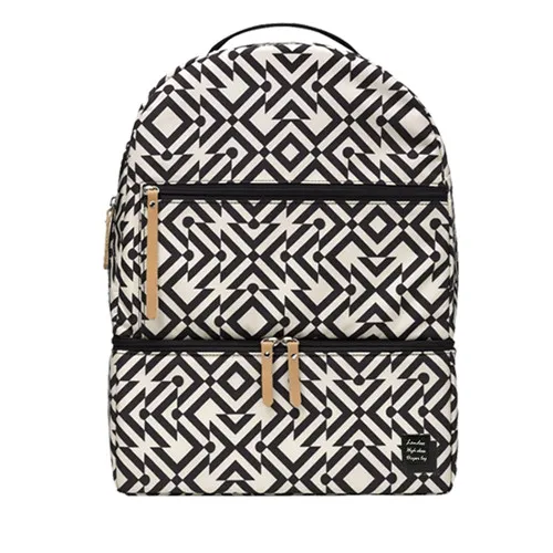 MPB42 beige backpack LAND мягкий подгузник сумка с геометрическим узором рюкзак модные подгузники Mommy сумки 5 хранилище ПК Сумки для ребенка большой емкости MPB42 - Цвет: MPB42 beige backpack