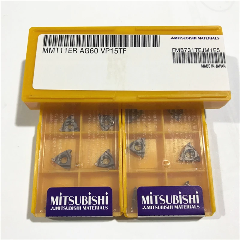 10 шт. MMT11IR AG60 VP15TF MMT 11IR AG60 ЧПУ твердосплавные вставки резьбонарезной станок режущие инструменты фреза