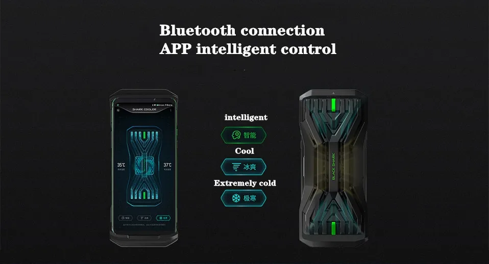 Xiaomi Black Shark 2, крутой охлаждающий Задний зажим, очень холодный чип, батарея 700 мА/ч, супер охлаждающий вентилятор, только для Black Shark 2