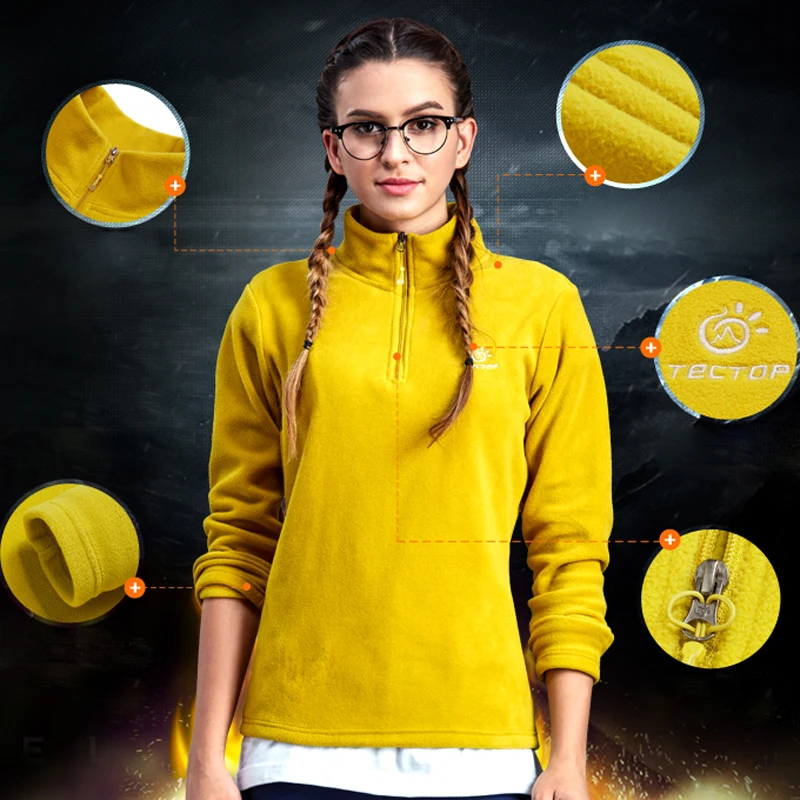 Men Women's Winter Fleece Softshell Jacket Outdoor Sports Tectop Coats Hiking Camping Skiing Trekking Male Female Jackets VA081
