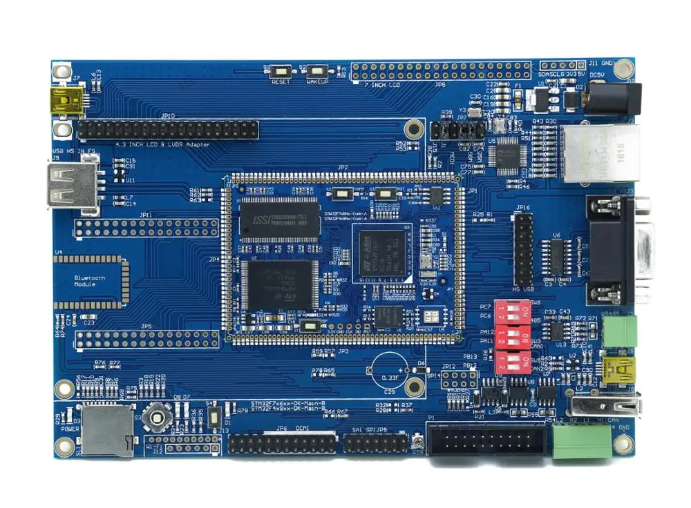 Для STM32F767NI Совет по развитию + 7 дюймов сенсорный экран сопротивления JPEG