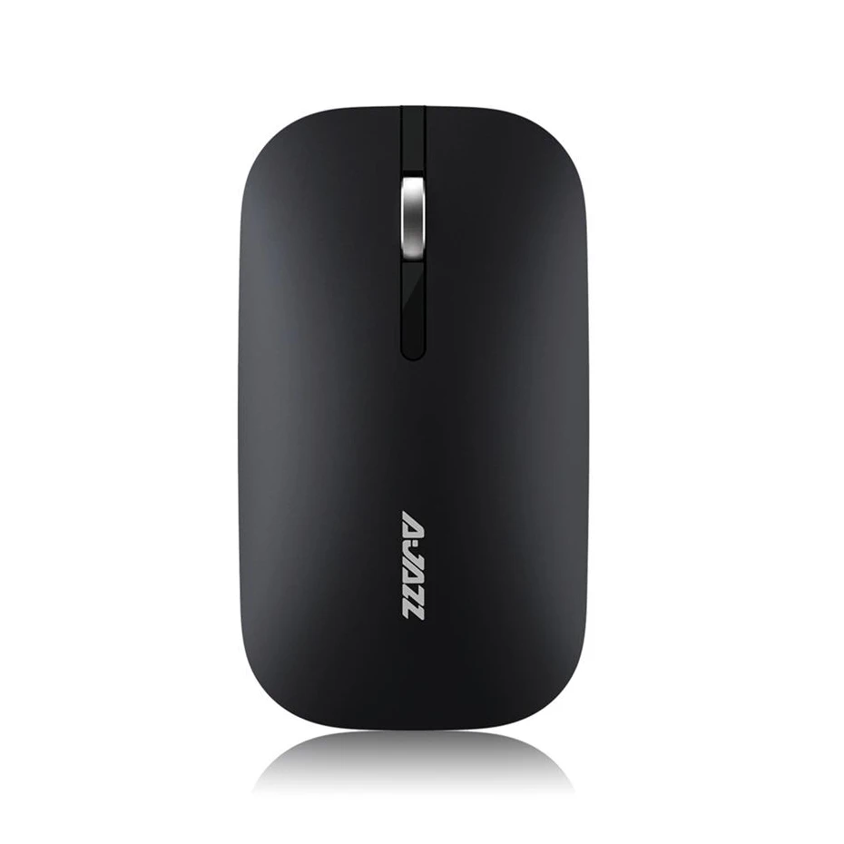 Ajazz I25T Bluetooth/2,4G Двухрежимная беспроводная мышь Бесшумная энергосберегающая беспроводная мышь для геймера и офиса - Цвет: Black