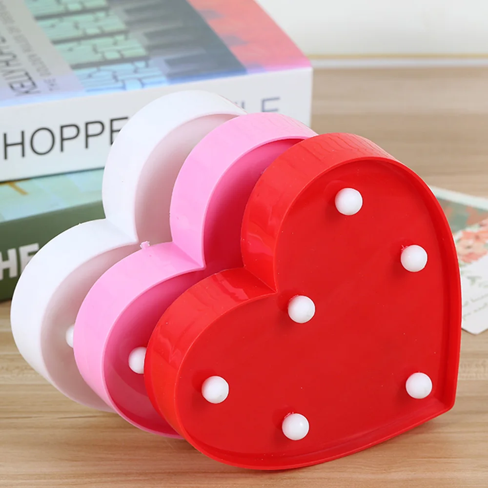 Романтический 3D шатер в виде сердца для помещений декоративный светодиодный