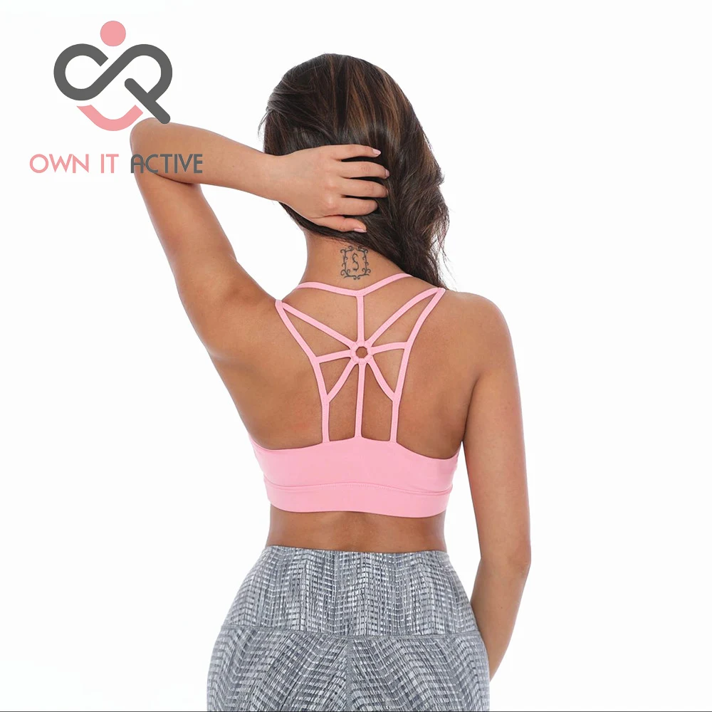 2022 New Style Women Athletic Gym Vest Movement Sports Bra Yoga Top Bralette Sexy Push Up Popular P053 | Спорт и развлечения
