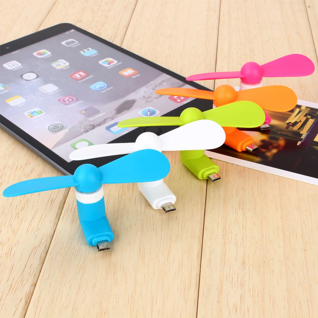 

NOYOKERE Creative fan Micro Portable USB Mini Fan Phone Accessory For Android Smartphone Random Color