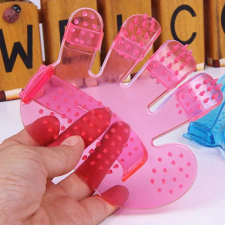 Щетка для ванной домашних животных Массажная щетка чистки собак перчатка ухода