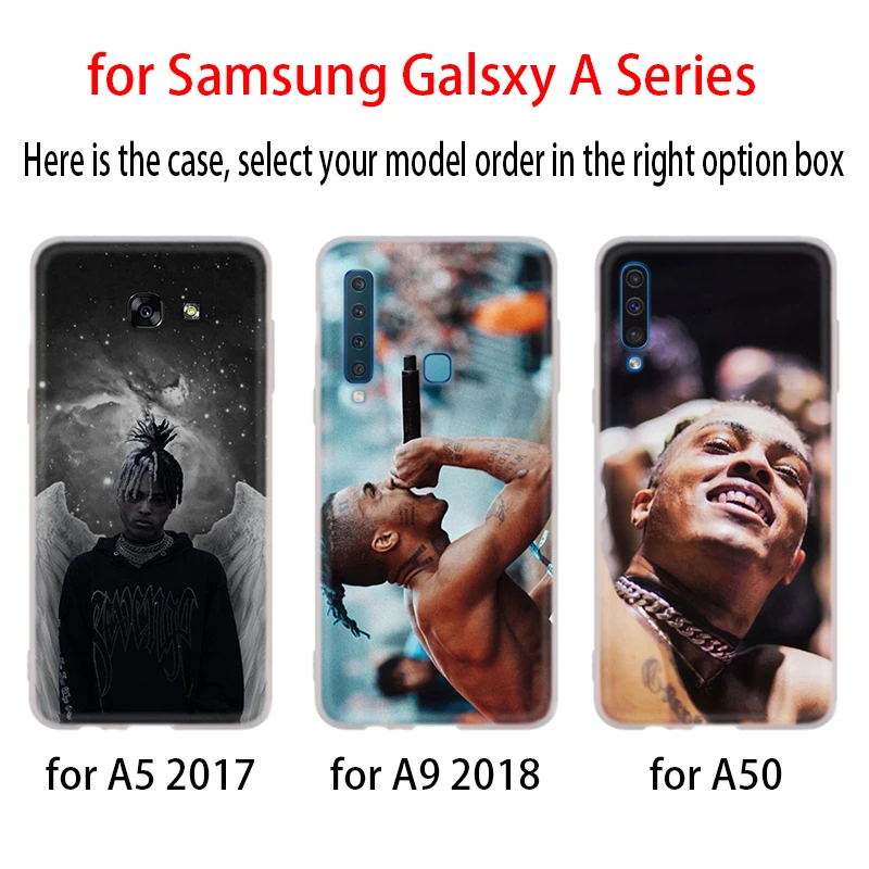 Для Samsung чехол A72 A71 A70 A52 A51 A50S A50 A42 A32 A21S A20S A20 A30 A12 5G A8 A7 A6 плюс 2018 рэпер XXXTentacion