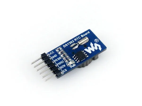 Модуль Waveshare RTC DS1302 Часы Реального Времени Доска SPI для Arduino AVR STM32 |