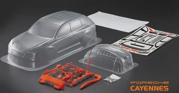 1/10 Радиоуправляемый автомобиль прозрачный корпус 190 мм pPorsche Cayenne On Road Drift YokomoTouring Tamiya HPI Kyosho HSP Redcat FS