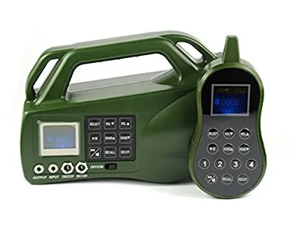 PDDHKK Встроенный MP3-плеер Пульт дистанционного управления охотничья приманка птица звонящий птицы Звук громкоговоритель Электроника двойная система вызова