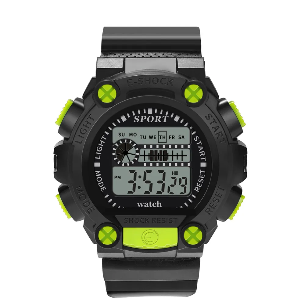 2019 Роскошные Мужские Аналоговые Цифровые Военные Спортивные СВЕТОДИОДНЫЙ