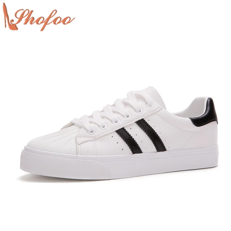 Осенняя обувь женские Стэн белые на плоской подошве суперзвезды Одежда высшего