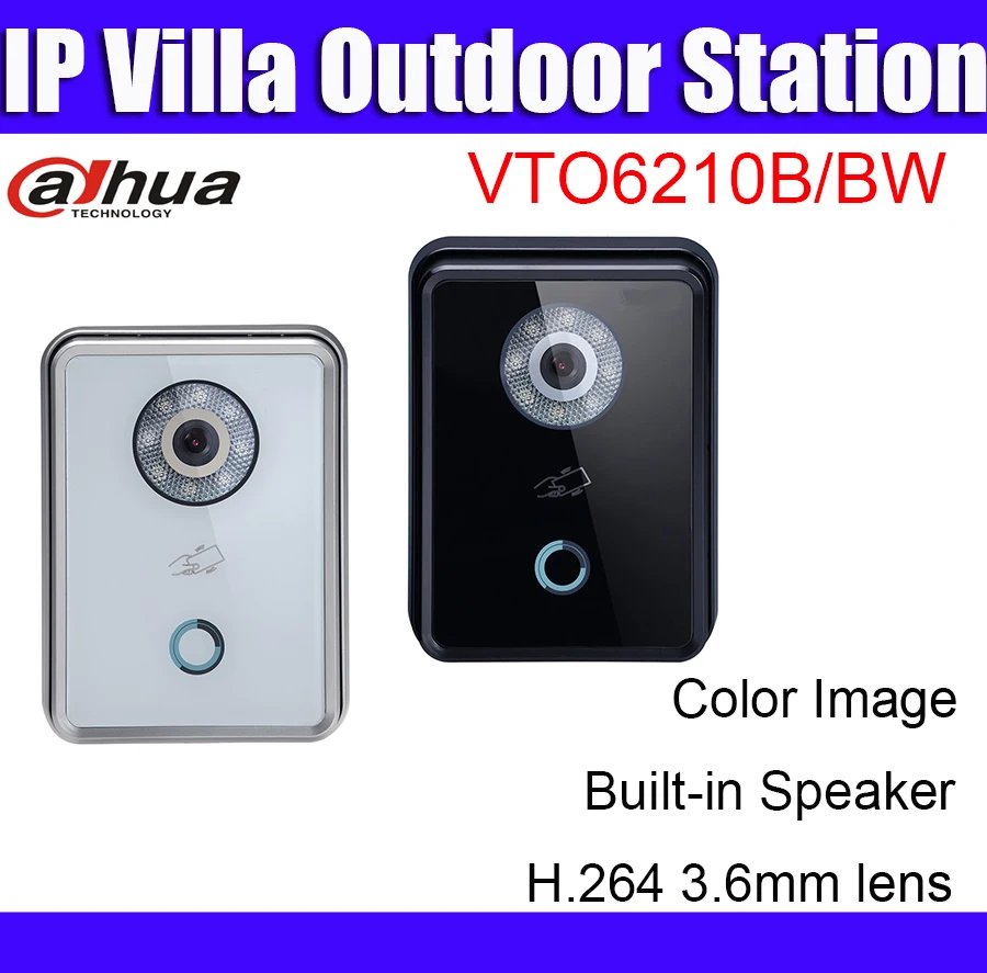 Dahua оригинальный VTO6210B IP вилла наружная станция дверной звонок видеодомофон без