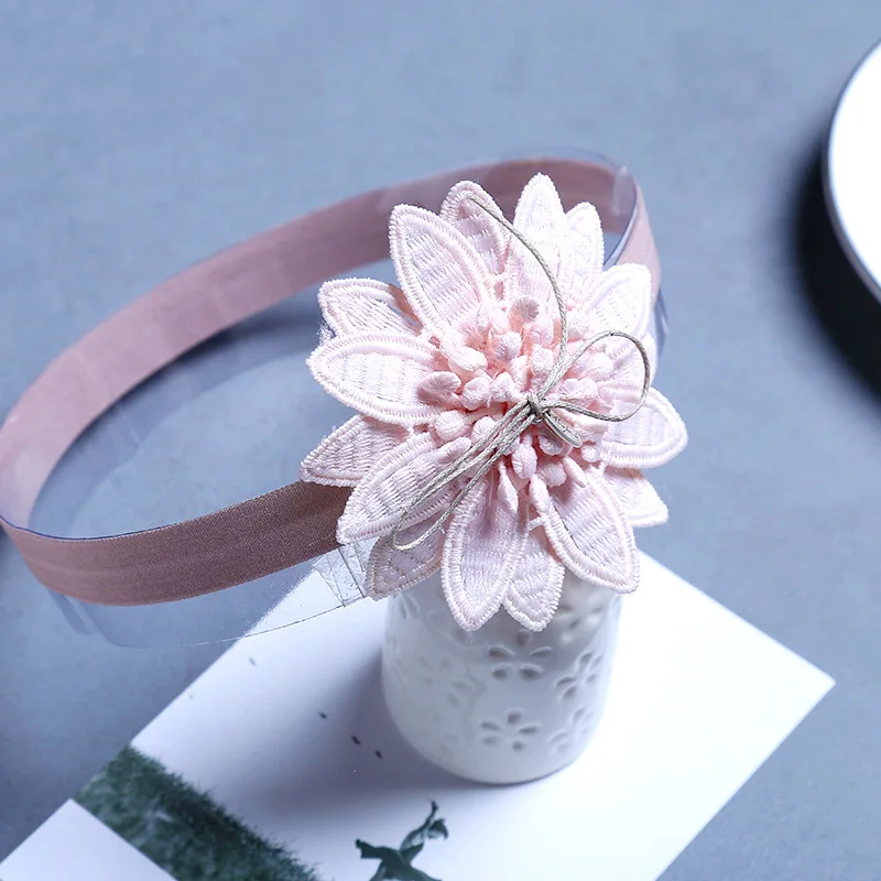 Эластичная лента для волос ручной работы в Корейском стиле Детская повязка на