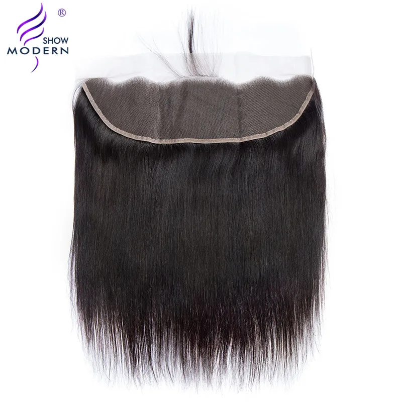 Малайзия прямые волосы 13х4 кружева спереди Закрытие 100% Remy человеческие