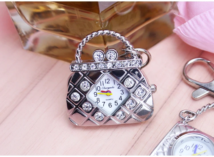2018 cyd новые модные сумки с карманные часы дамы кварцевые diamond Девушки Мода