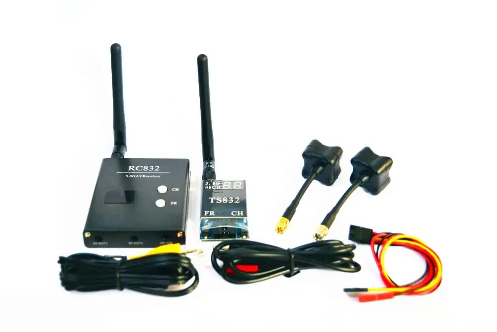 FPV 5,8G 600mW RC832 TS832 TS835 40/48 CHWireless AV TransmitterReceiver 5,8G поляризованная антенна Fatshark для RCAntenna - Цвет: RCTS83248ch