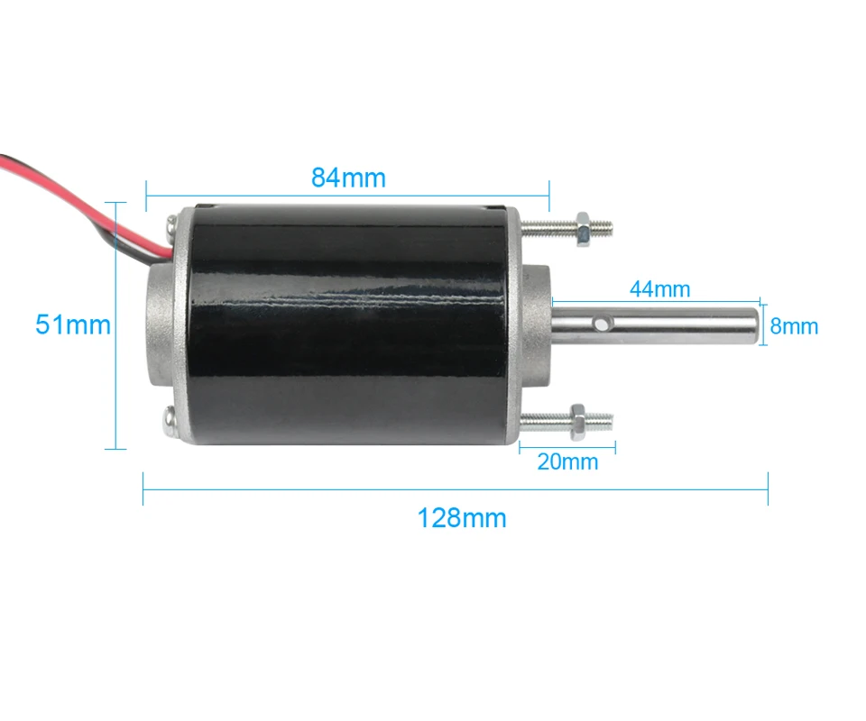Yimaker 1 шт. двигатель постоянного тока 12 V/24 V 3500/7000rpm Высокий Скорость большим вращающим моментом Регулируемый Скорость положительный и отрицательный с постоянным магнитом, работающий от постоянного тока