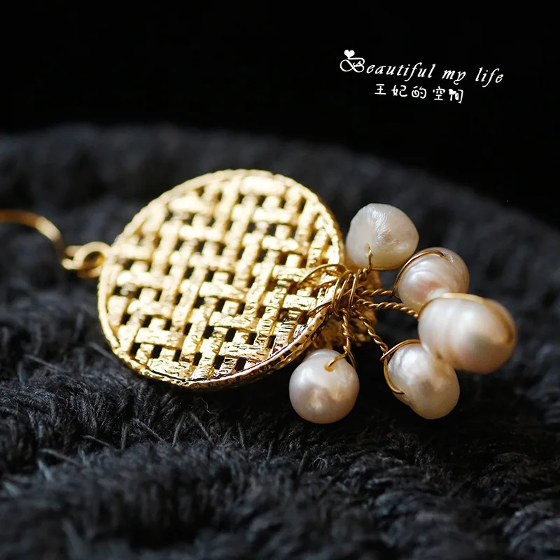 Drop Earring Freshwater Pearl Handmade Long Tassel Earrings Bohemia Charm Fine Jewellery | Украшения и аксессуары