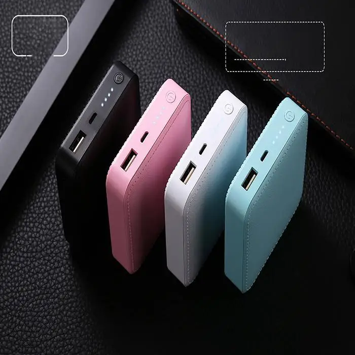Горячая 12000 mAh мини банк силы двойной USB портативное зарядное устройство для