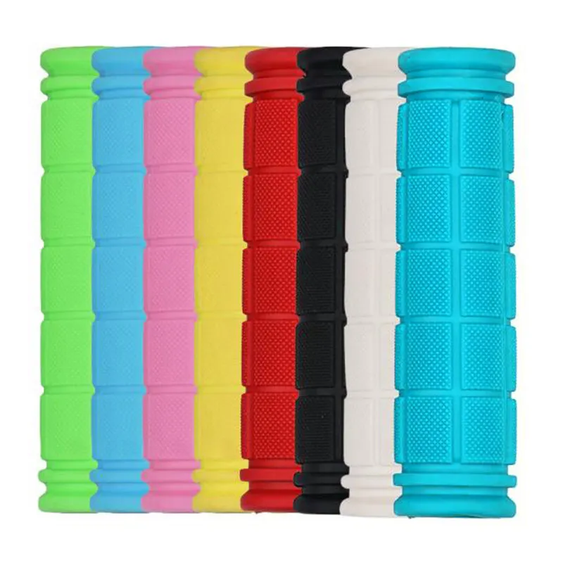 12 cm Rubber Bicycle Handlebar Grips Fixie Fixed Gear Bike Rubber 8 Colors Bicycles Bar Grips Fixed Gear Bicycle Parts 7