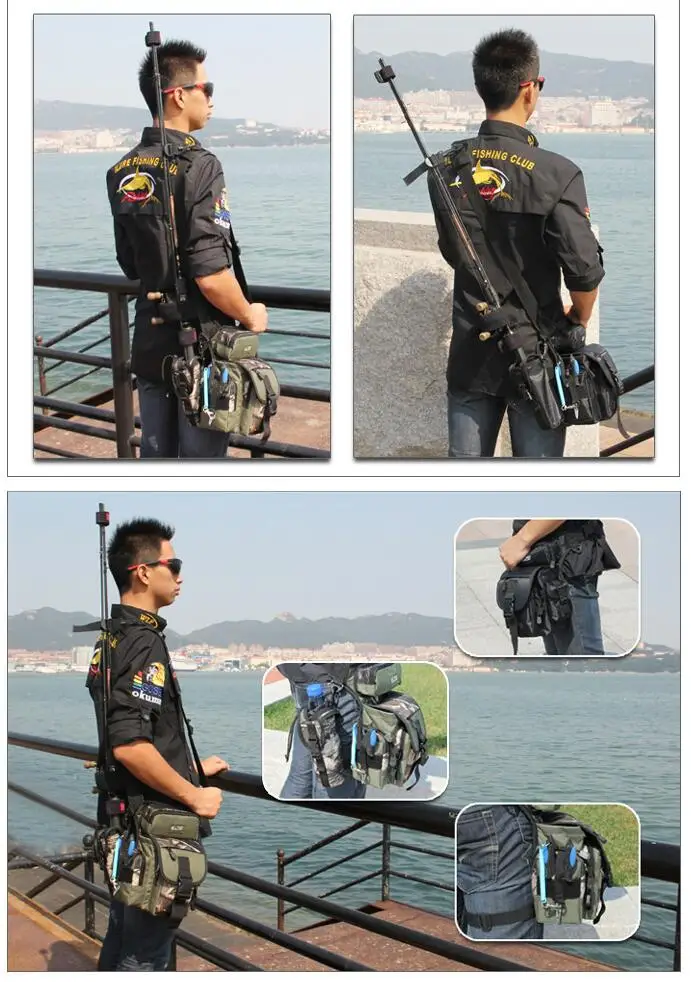Посылка для рыбалки многофункциональная водонепроницаемая сумка на плечо