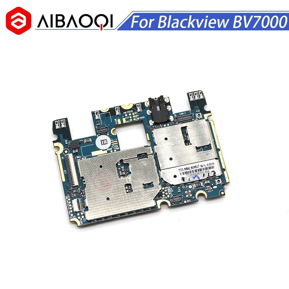 AiBaoQi новая материнская плата 4 Гб + 64 ПЗУ с гибким кабелем для телефона Blackview BV7000 Pro