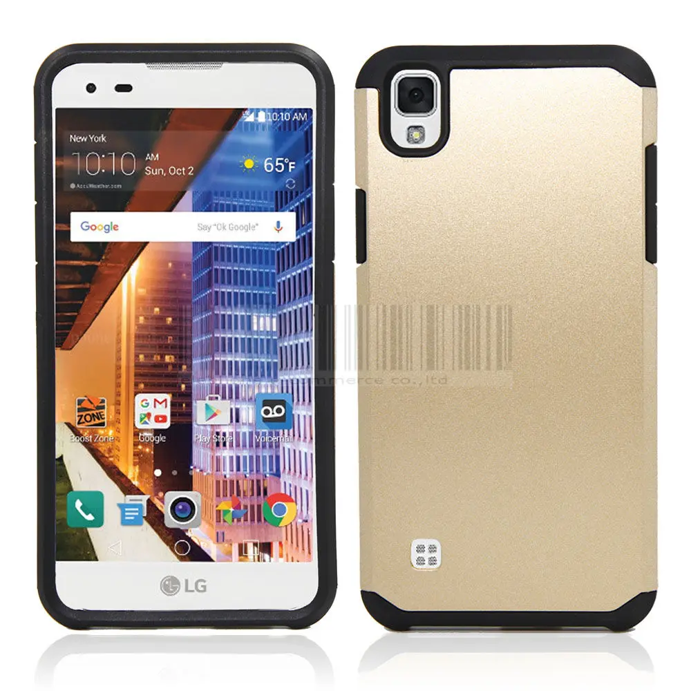 Dual Layer Slim Hard Hybrid Armor Case Rubber Shockproof Protective Mobile Phone Cover For LG X Power K210 K220 K220ds |