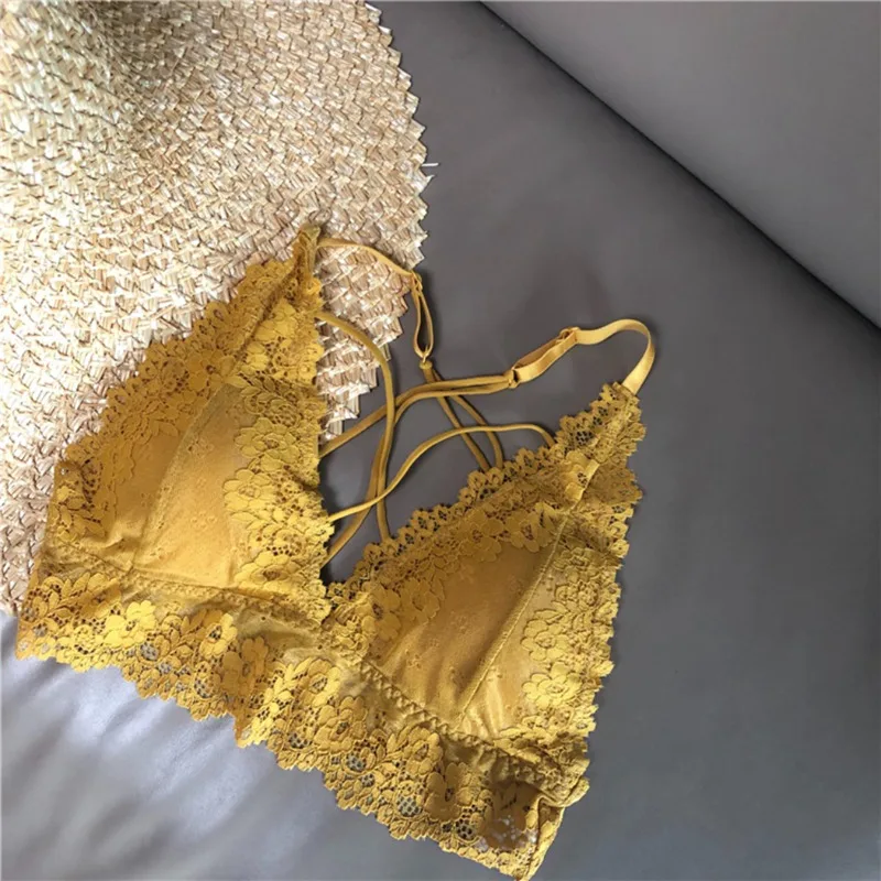 С глубоким вырезом кружево Для женщин бюстгальтер без косточек сексуальный