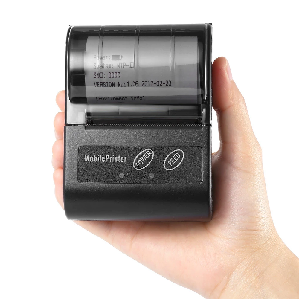 POS 58 мм портативный мини Bluetooth чековый принтер Термальный чековый принтер для такси 58 мм для Andirod IOS Windows Decive телефонная печать