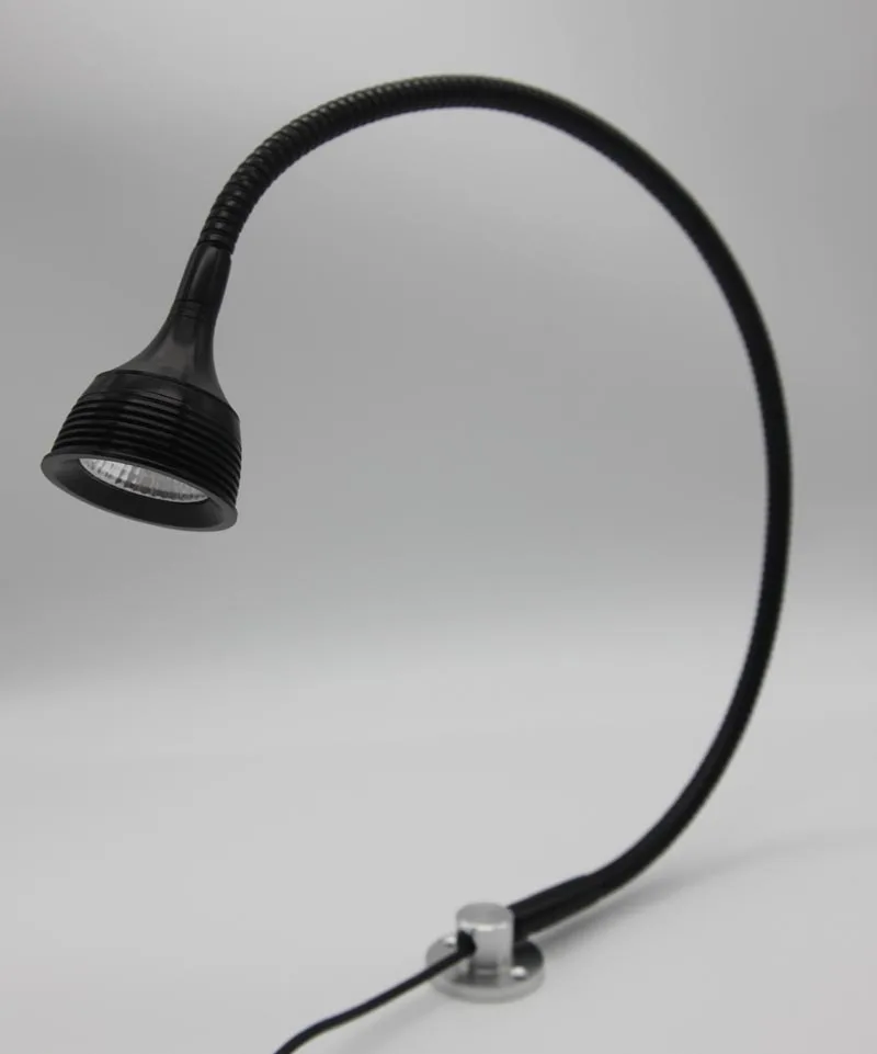 3W 110V 220V Led гусиная шея чтения прикроватная лампа|Комнатные настенные LED -лампы| |