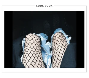 Колготки женские сетчатые черные, облегающие, в сеточку, TT016