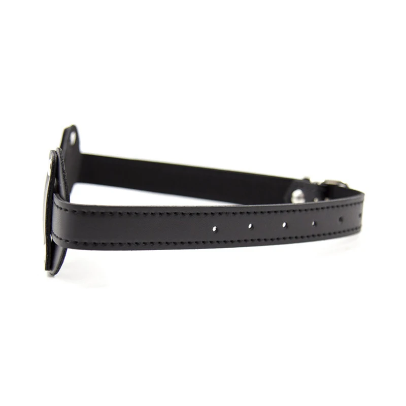 Регулируемая Маска из искусственной кожи на поясе повязка глаза сексуальные