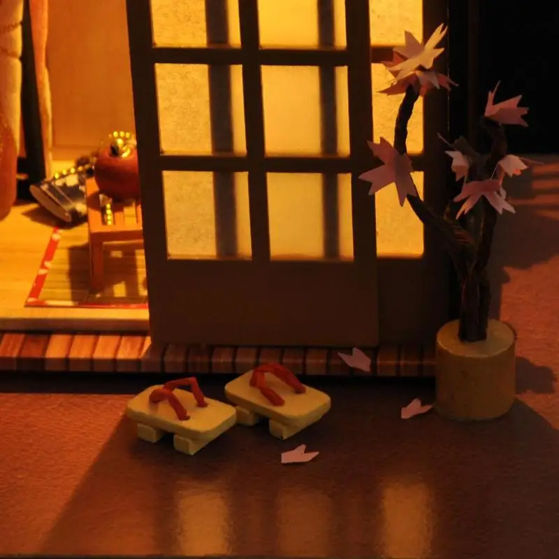 Творческий 3D DIY Миниатюрный Кукольный дом деревянный ручной работы головоломки детские игрушки деревянные куклы для кукольного домика аксессуар Детские деревянные игрушки подарки