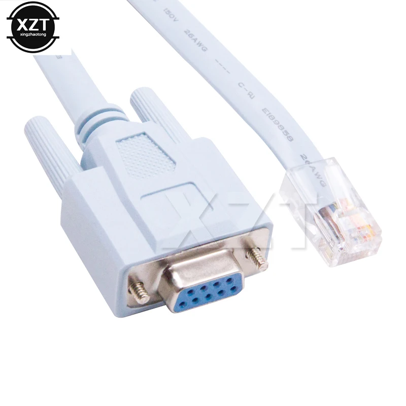 1 шт. Ethernet кабель для консоли RJ45 Cat5e CAT6 RS232 DB9 5 м|ethernet cable|rj45 cat5ers232 db9 |