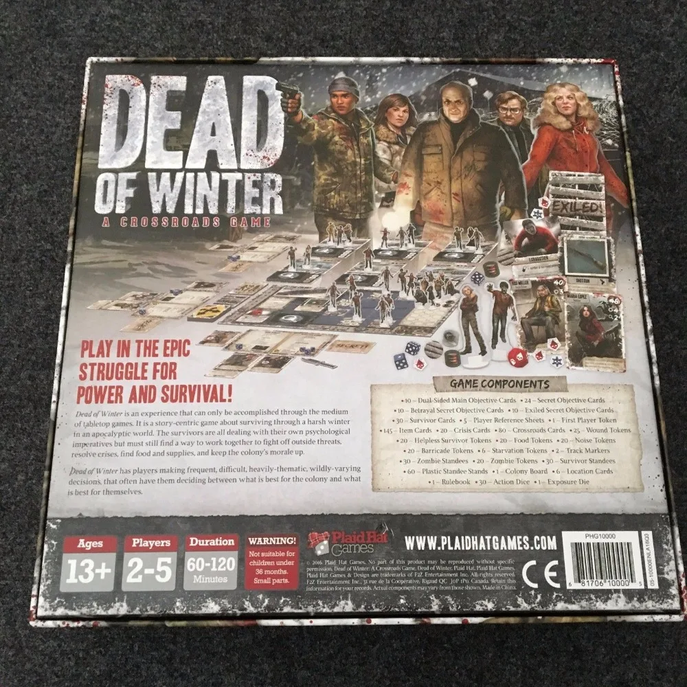 Настольная игра Dead Of Winter Death карточная для питья | Спорт и развлечения