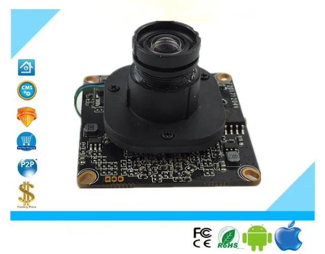 CCTV IP камера Модуль Hi3516E + SC2235 с фокусировкой объектива и IR CUT 2.0MP 1080P CMOS 1920*1080 Full HD|ip