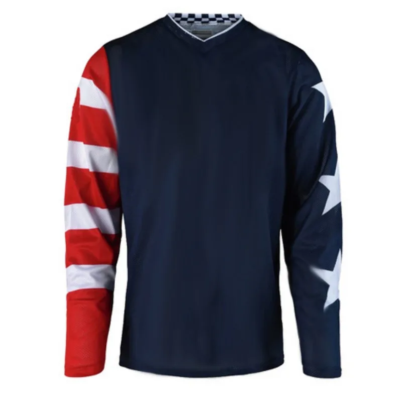 E moto cross jersey moto Racing Kinetic Crux Youth moto cross MX Jersey Off Road Enduro Junior велосипедные майки - Цвет: E