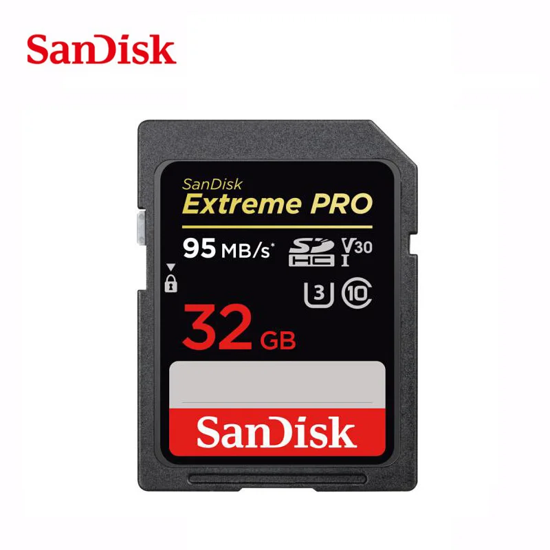 Двойной Флеш накопитель SanDisk Extreme PRO 128G sd карта SDHC/SDXC UHS I 32 Гб памяти 64GB C10 95 м/с U3 V30 256