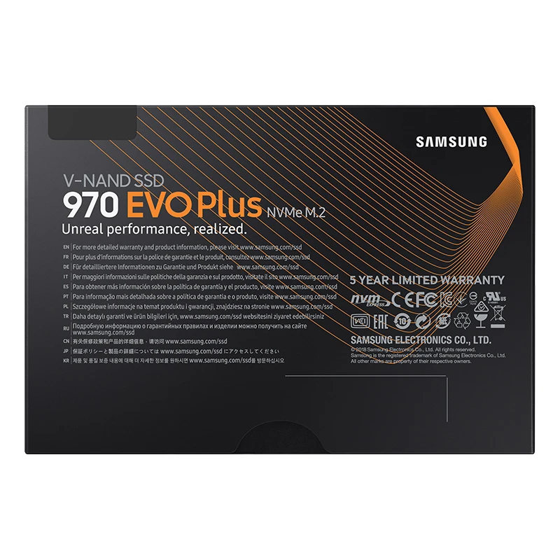Внутренний твердотельный накопитель SAMSUNG SSD 970 EVO PLUS 250 ГБ m.2 500 Гб ТБ NVMe TLC M.2 2280