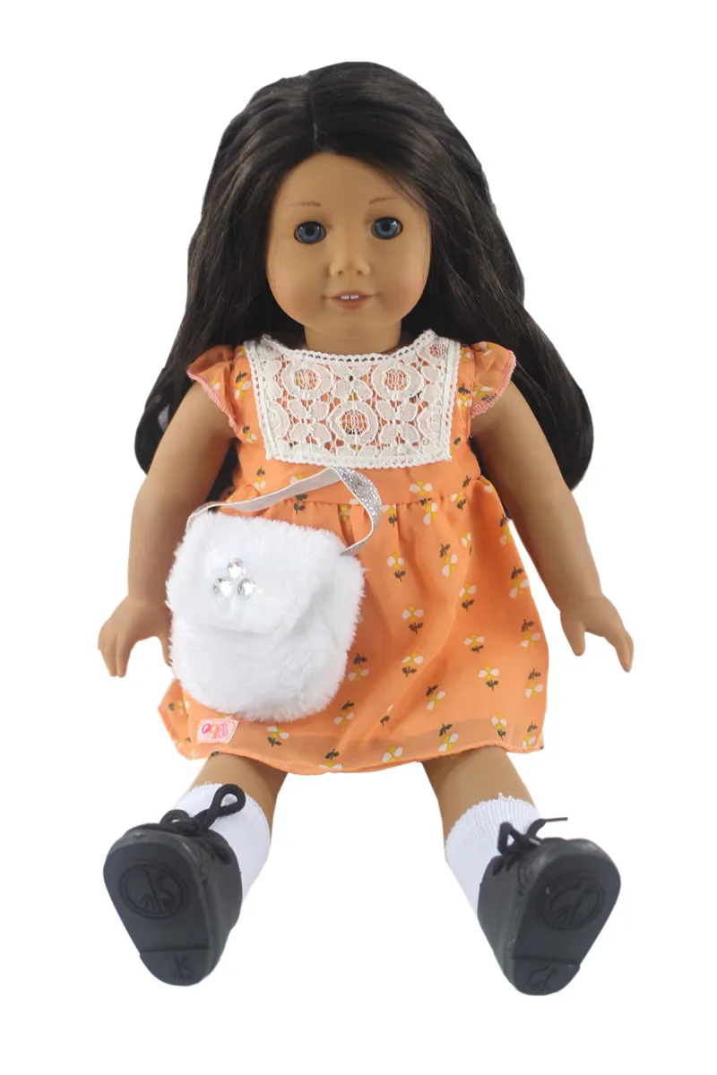 Горячая распродажа! 4 комплекта модной кукольной одежды, набор игрушечной одежды, наряд для американской куклы 18 дюймов, повседневная одежд... от AliExpress RU&CIS NEW